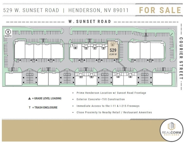 More Photos Of 529 W Sunset Rd, Henderson Distribution For Sale