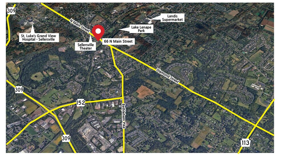 More Photos Of 66 N Main St, Sellersville Medical For Lease