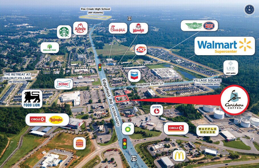 More Photos Of 1075 Edgefield Rd, North Augusta Fast Food For Sale