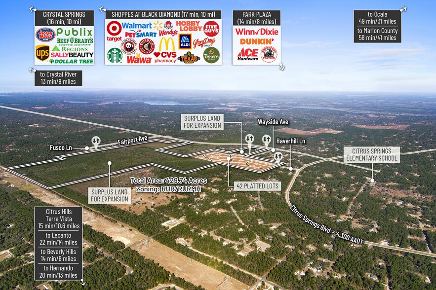 More Photos Of 5181 W Dunklin St, Dunnellon Land For Sale