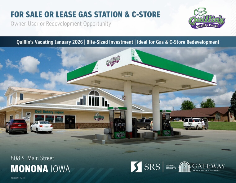 Primary Photo Of 808 S Main St, Monona Service Station For Sale