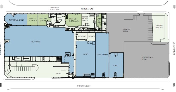 More Photos Of 333-343 King St E, Toronto Office For Lease