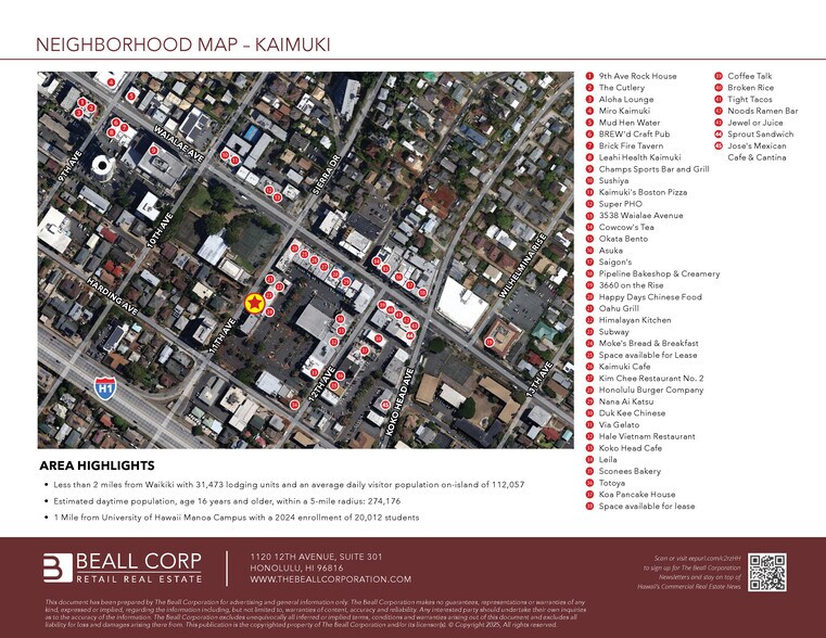 More Photos Of 1127 11th Ave, Honolulu Office For Lease