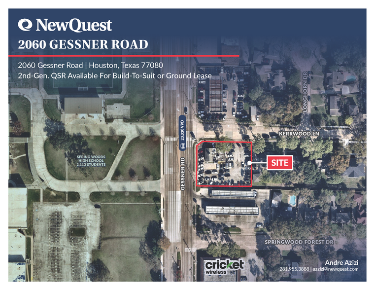 Primary Photo Of 2060 Gessner Rd, Houston General Retail For Lease