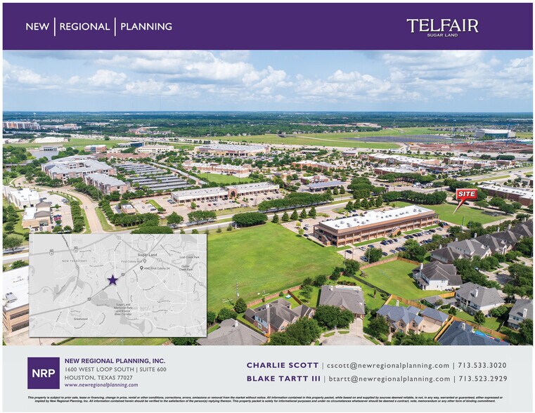 Primary Photo Of Nwc Of University Blvd @ Telfair Ave., Sugar Land Land For Lease
