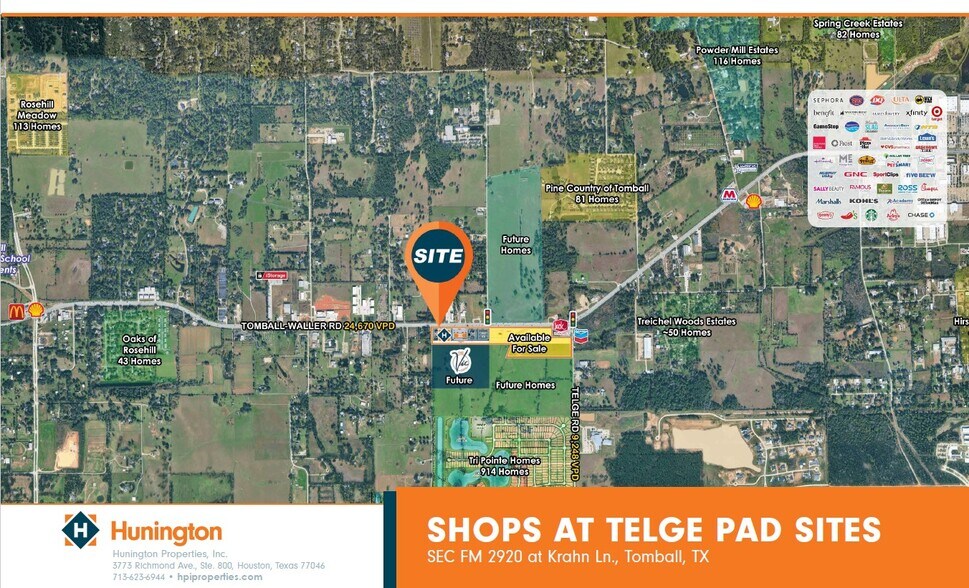 Primary Photo Of FM 2920 at Krahn Ln, Tomball Land For Sale