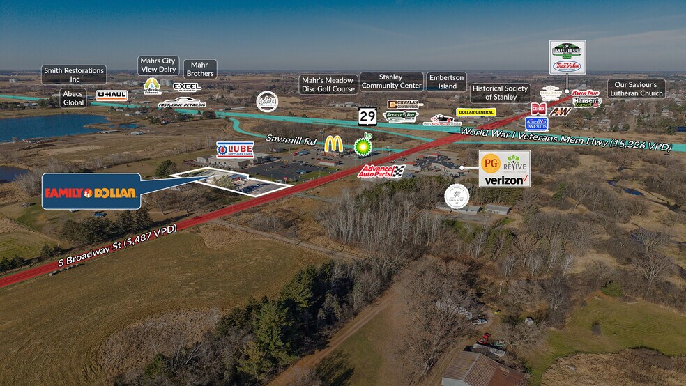 More Photos Of 618 S Broadway St, Stanley Freestanding For Sale