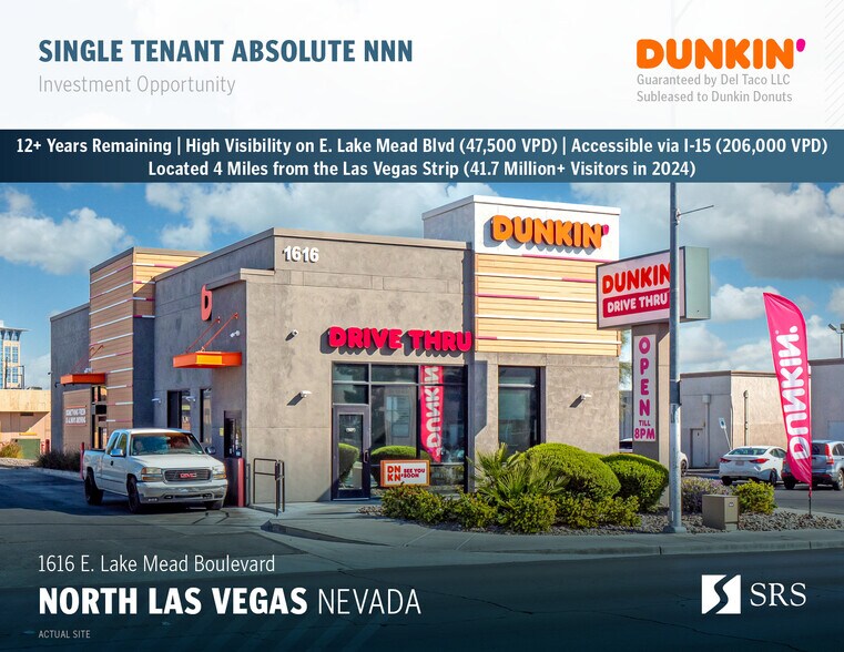 Primary Photo Of 1616 E Lake Mead Blvd, North Las Vegas Fast Food For Sale