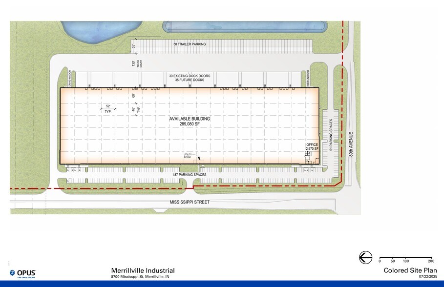 More Photos Of 8719 Mississippi St, Merrillville Distribution For Lease