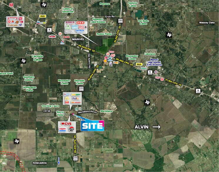 More Photos Of Highway 288 & CR 56, Rosharon Land For Sale