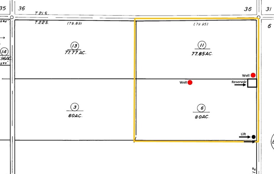 Primary Photo Of Avenue 144 @ Road 112, Tipton Land For Sale