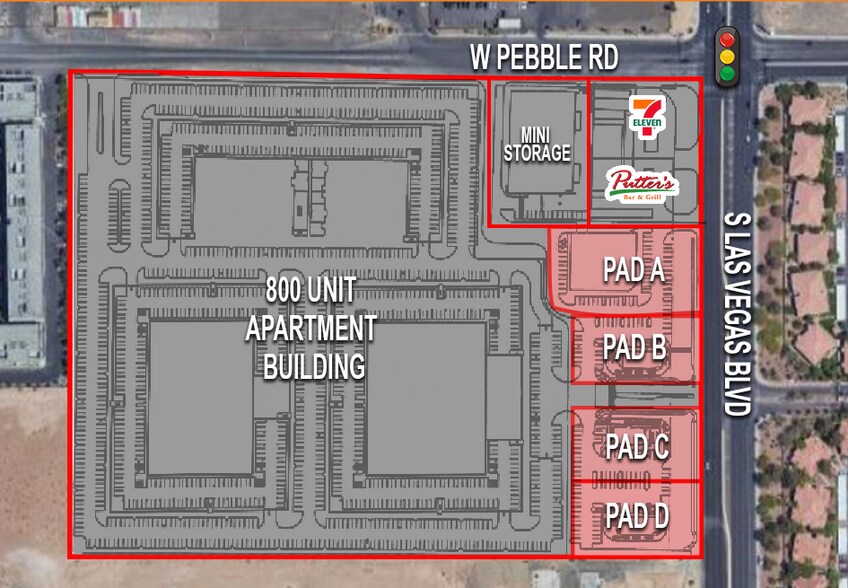 More Photos Of W Pebble @ S Las Vegas Blvd, Las Vegas Land For Sale