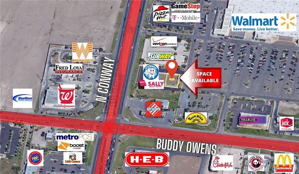 Primary Photo Of 4322 N Conway Ave, Palmhurst Freestanding For Lease