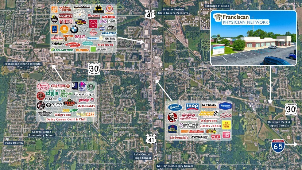 More Photos Of 7310 W Lincoln Hwy, Crown Point Office For Sale