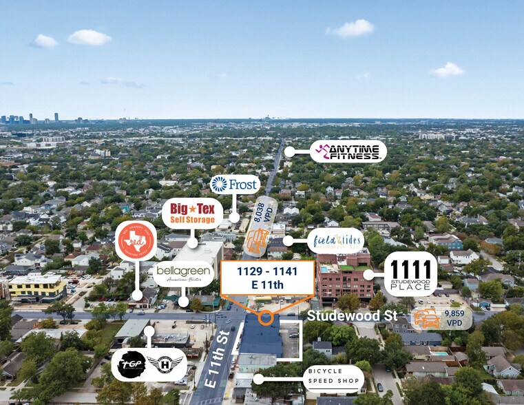 More Photos Of 1133-1137 E 11th St, Houston Storefront For Sale