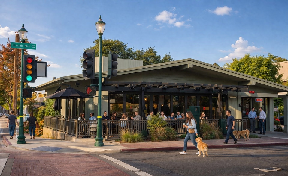 Primary Photo Of 1550 Olympic Blvd, Walnut Creek Restaurant For Lease