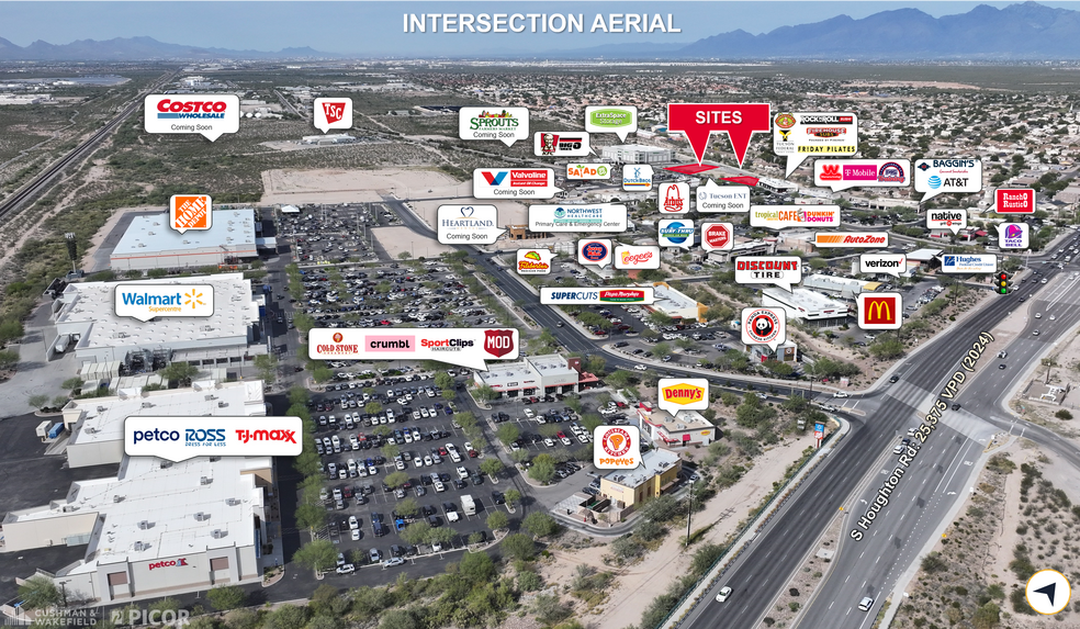 More Photos Of NWC Old Vail R & Houghton Rd, Tucson Land For Sale