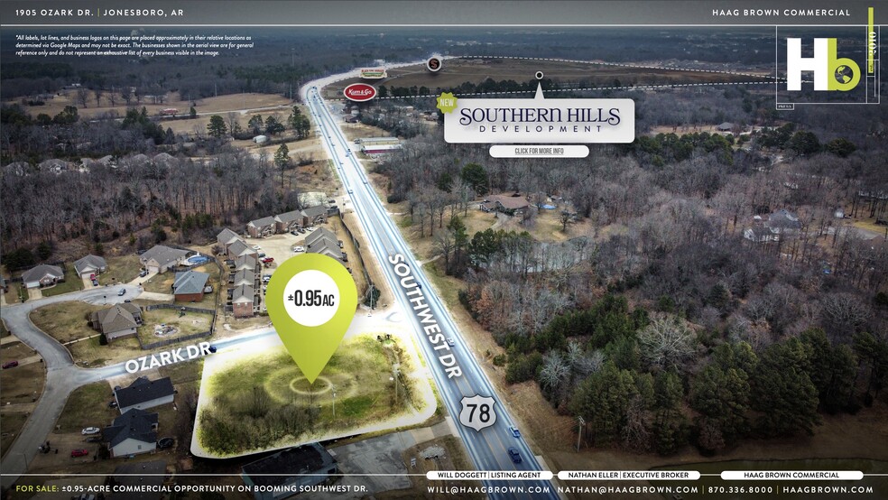 More Photos Of 1905 Ozark Dr, Jonesboro Land For Sale