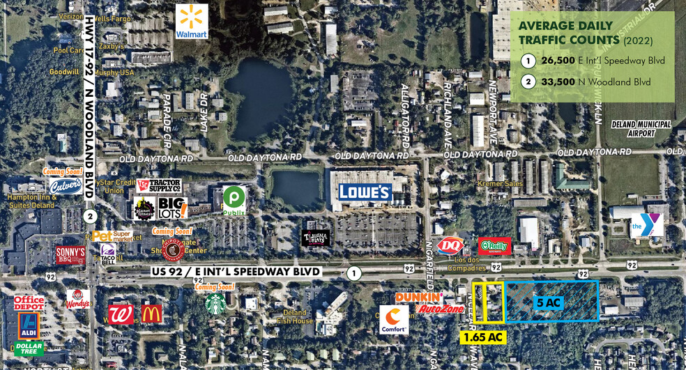 Primary Photo Of 576 E International Speedway Blvd, Deland Land For Sale