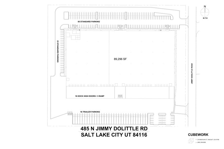 More Photos Of 485 N Jimmy Doolittle Rd, Salt Lake City Warehouse For Lease