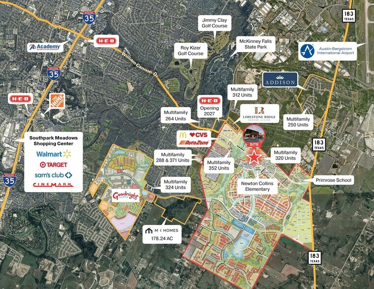 More Photos Of E William Cannon Dr & Colton Bluff dr, Austin Medical For Sale