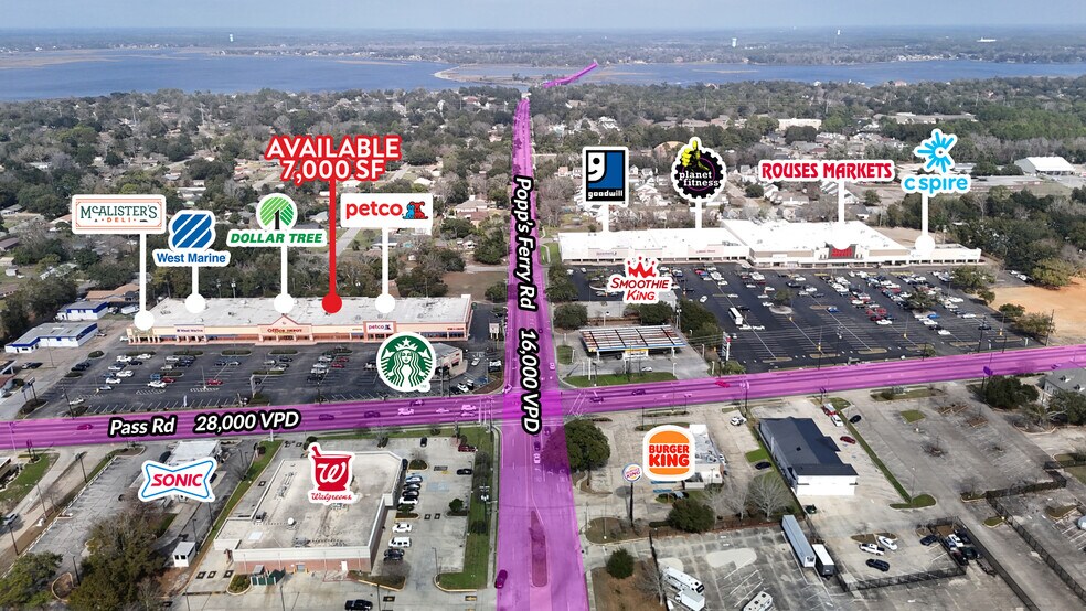 More Photos Of 2414 Pass Road, Biloxi Storefront For Lease