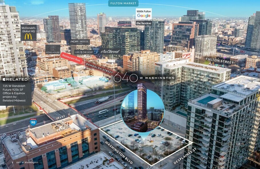 Primary Photo Of 640 W Washington Blvd, Chicago Land For Sale