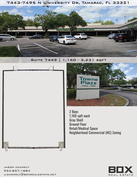 More Photos Of 7443-7495 N University Dr, Tamarac Medical For Lease