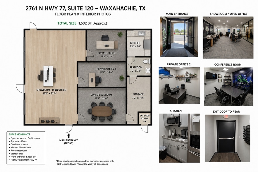 More Photos Of 2761 N Hwy 77, Waxahachie Storefront Retail Office For Lease