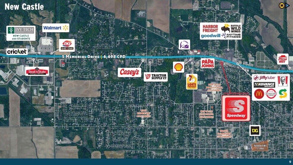 More Photos Of 1816 S Memorial Dr, New Castle Convenience Store For Sale