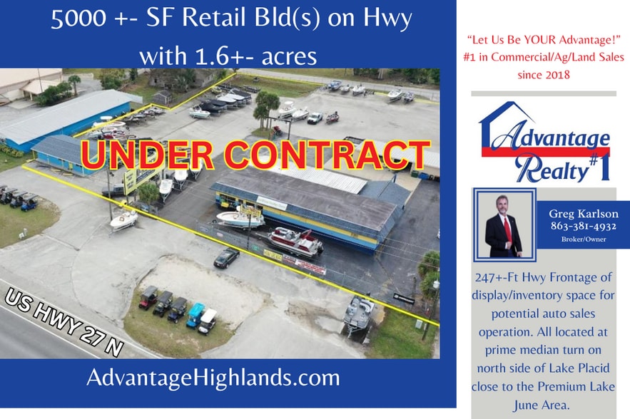 Primary Photo Of 1130 US Highway 27 N, Lake Placid Freestanding For Sale
