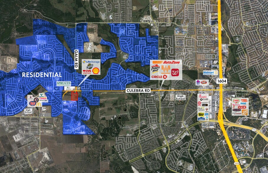 More Photos Of Galm & Culebra Rd, San Antonio Land For Lease