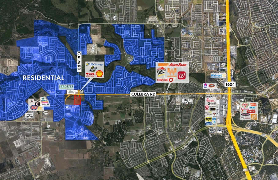 More Photos Of Galm & Culebra Rd, San Antonio Land For Lease