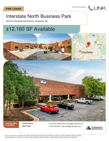 More Photos Of 2233 Interstate North Dr, Charlotte Warehouse For Lease