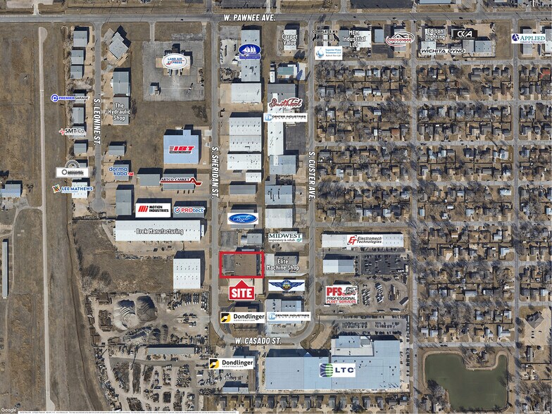 More Photos Of 2626 S Sheridan St, Wichita Warehouse For Lease