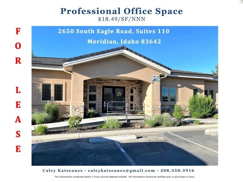 More Photos Of 2650 S Eagle Rd, Meridian Medical For Lease