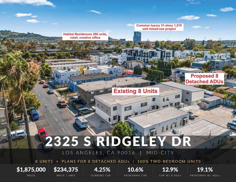 Primary Photo Of 2325 S Ridgeley Dr, Los Angeles Apartments For Sale