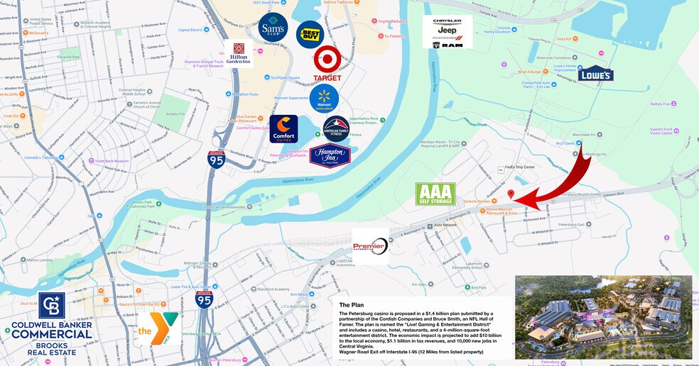 More Photos Of 2019 E Washington St, Petersburg General Retail For Sale