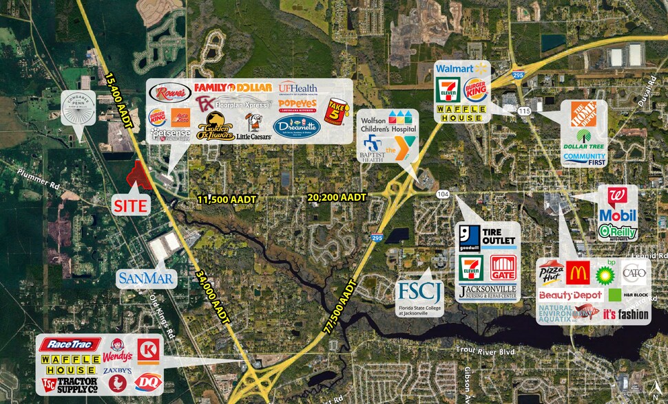 Primary Photo Of 11148 New Kings Rd, Jacksonville Land For Lease