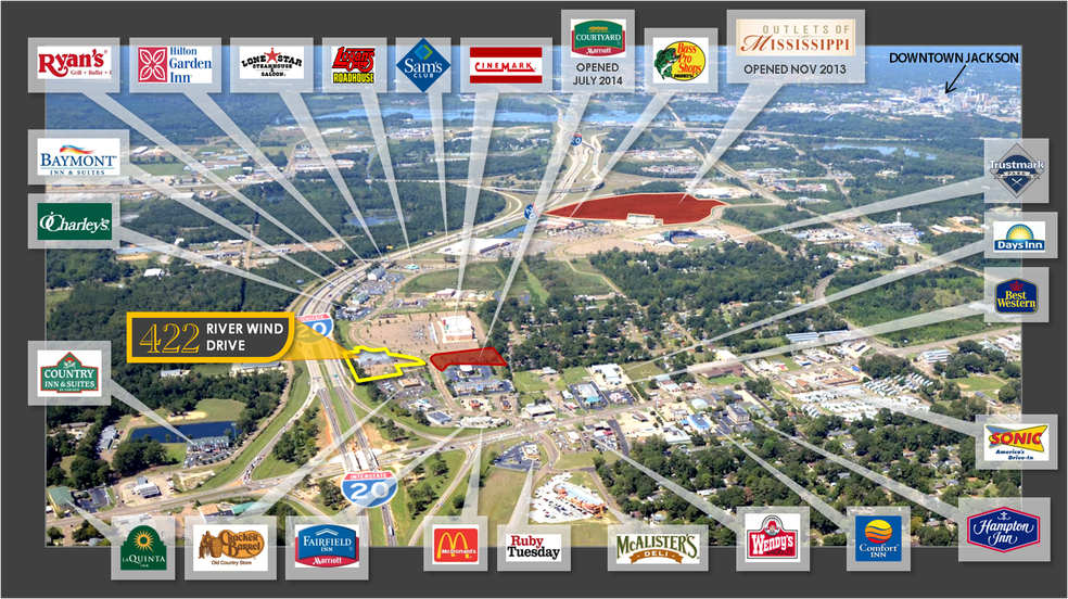 More Photos Of 422 Riverwind Dr, Pearl General Retail For Sale