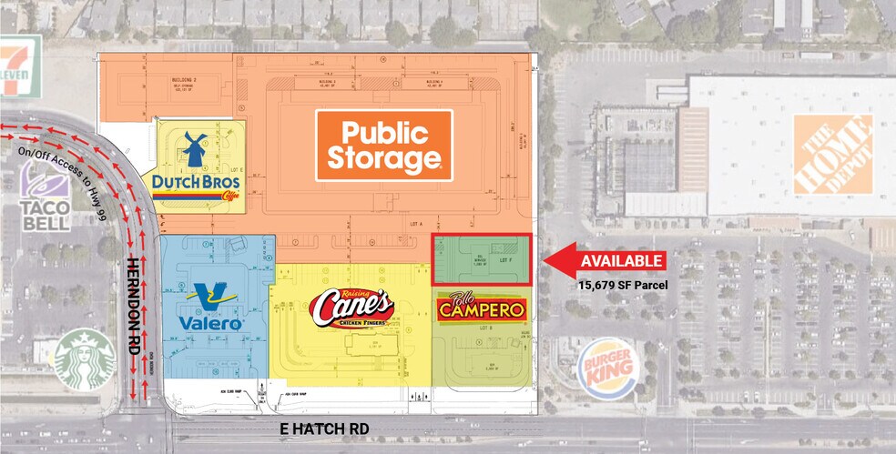 More Photos Of 1351 E Hatch Rd, Modesto General Retail For Sale