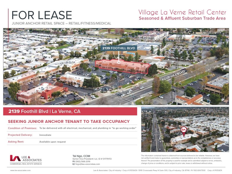 Primary Photo Of 2105-2145 Foothill Blvd, La Verne Unknown For Lease