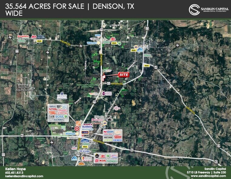 More Photos Of NEQ Eisenhower Parkway & US 75, Denison Land For Sale