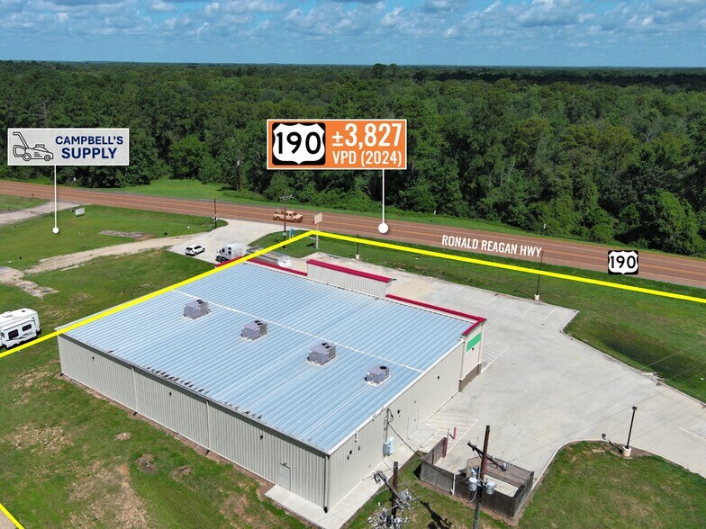 More Photos Of 11787 Highway 190 W, Merryville Freestanding For Lease