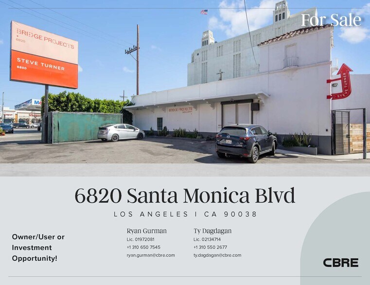 Primary Photo Of 6820-6830 Santa Monica Blvd, Los Angeles General Retail For Sale
