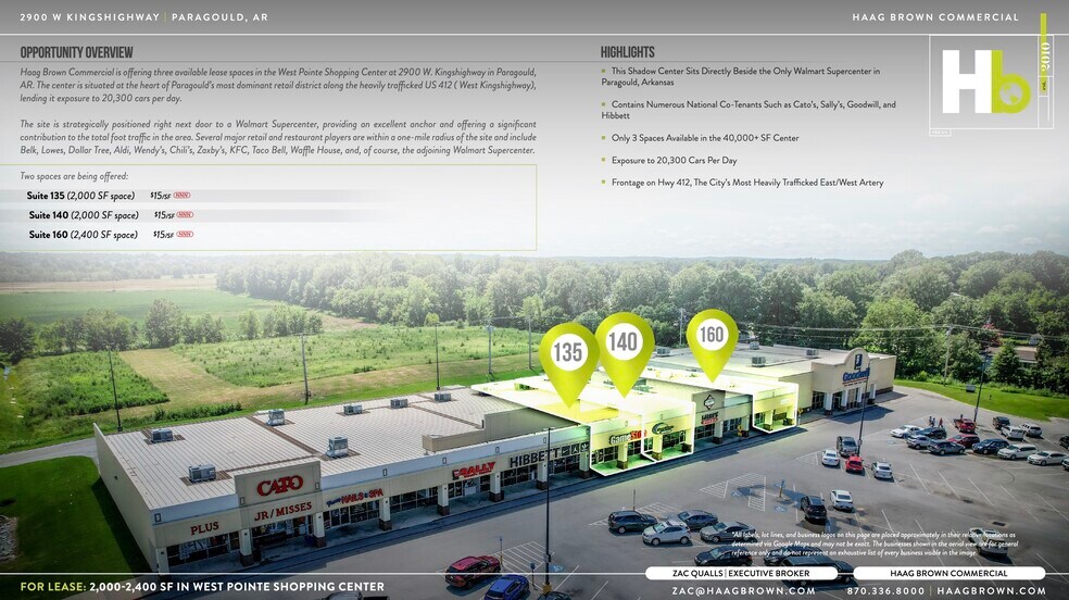 More Photos Of 2708-2900 W Kings Hwy, Paragould Unknown For Lease