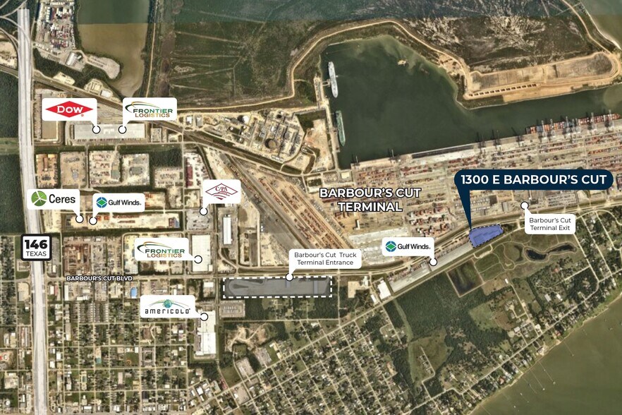 More Photos Of 1300 E Barbours Cut Blvd, La Porte Warehouse For Lease