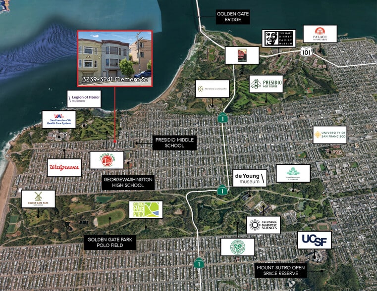 More Photos Of 3241 Clement St, San Francisco Apartments For Sale