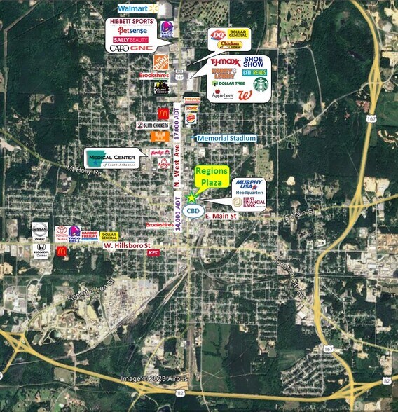 More Photos Of 100 E Peach St, El Dorado Office For Lease