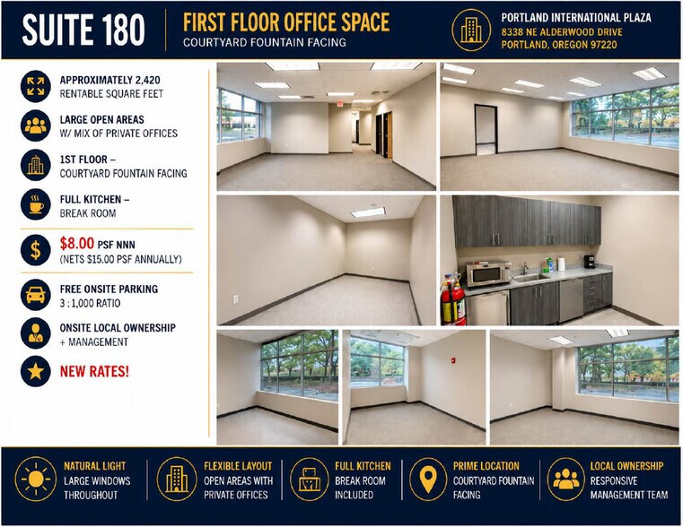 More Photos Of 8338 NE Alderwood Rd, Portland Loft Creative Space For Lease